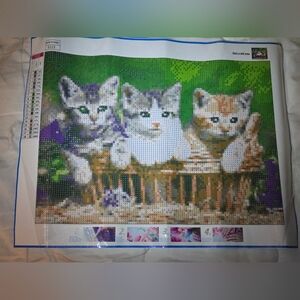 3 Cats Diamond Painting Kit